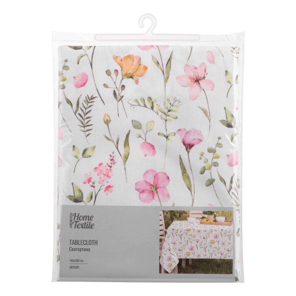 Фото - Скатертина прямокутна ARDESTO Spring flowers 140х180 см (ART08FL)